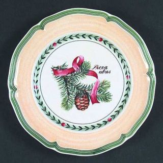 Villeroy & Boch French Garden Christmas Salad Plate, Fine China Dinnerware   Yel