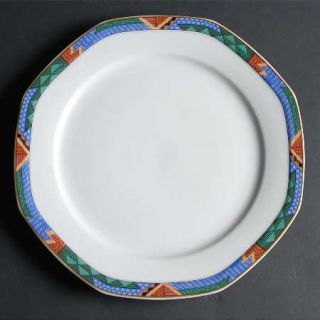Studio Nova Sedona 11 Round Platter/Chop Plate, Fine China Dinnerware   Geometr