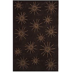 Dynasty Hand tufted Brown/ Tan Rug (50 X 79) (Polyacrylic Pile height 1.5 inchesStyle TraditionalPrimary color BrownSecondary color TanPattern Geometric Tip We recommend the use of a non skid pad to keep the rug in place on smooth surfaces.All rug s