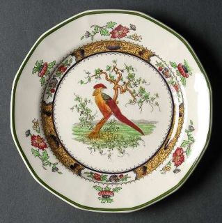 Royal Doulton Pekin Bread & Butter Plate, Fine China Dinnerware   Flowers And Bi
