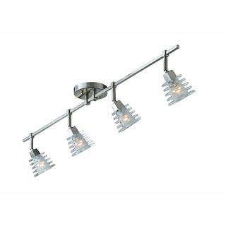 Brushed Steel Milan 4 light Bathroom/ Track Light