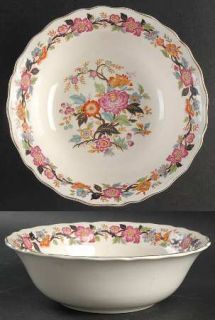 Grindley Old China 8 Round Vegetable Bowl, Fine China Dinnerware   Royal Petal,