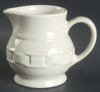 Longaberger Woven Traditions Ivory Creamer, Fine China Dinnerware   Embossed Wea
