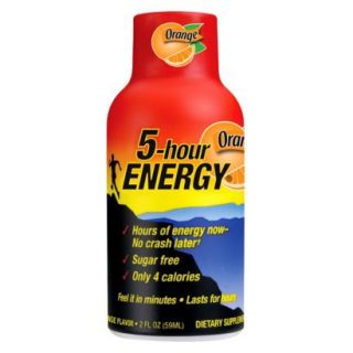 5 Hour Energy Orange Energy Shot   6 Pack (1.93 fl oz)