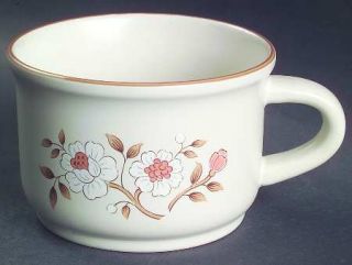 Covington Edition Idlewild Soup Mug, Fine China Dinnerware   Pink & White Flower