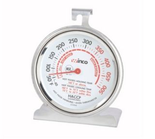 Winco 3 in Dial Type Oven Thermometer, Temp Range 50 to 500 F