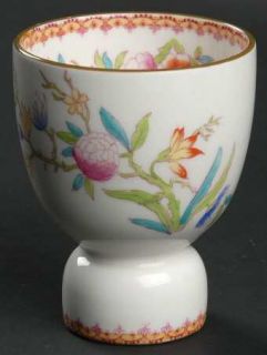 Royal Doulton Ito (Smooth) Double Egg Cup, Fine China Dinnerware   Floral, Pink