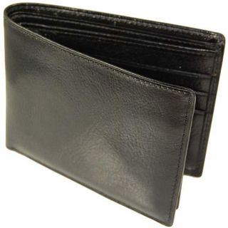 Castello Mens Torino Leather Bi fold Wallet