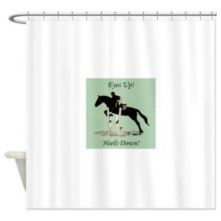  Eyes Up Heels Down Horse Shower Curtain  Use code FREECART at Checkout
