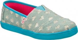 Girls Skechers BOBS Play   Blue Casual Shoes