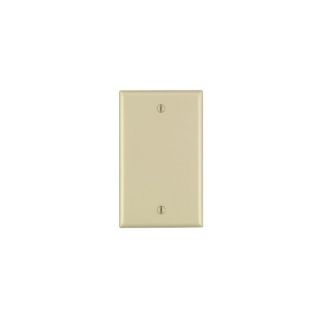 Leviton 86014 Electrical Wall Plate, Blank, 1Gang Ivory