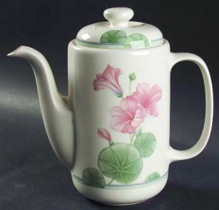 Noritake Summer Rain Tea/Coffee Pot & Lid, Fine China Dinnerware   Keltcraft,Mis