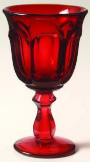 Imperial Glass Ohio Old Williamsburg Ruby Wine Glass   Stem #341, Ruby