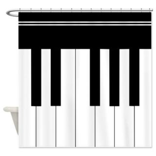  Piano keyboard Shower Curtain  Use code FREECART at Checkout