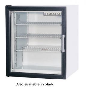 Beverage Air 19.4 Reach In Display Freezer w/ 1 Glass Door, 3.0 cu ft, Black