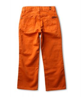 7 For All Mankind Kids Boys Standard Straight Leg Twill Boys Jeans (Orange)
