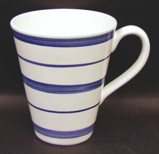 Nautica Navy Blue (Portugal) Latte Mug, Fine China Dinnerware   Signature,Blue S