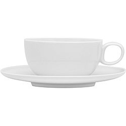 Red Vanilla Everytime White Tea Cups and Saucers (set Of 6) (White Number of pieces 12Dimensions Tea cup holds 10 ouncesMaterials PorcelainCare instructions Dishwasher, microwave and warm oven safeBrand Red VanillaET1904/ET1905 )