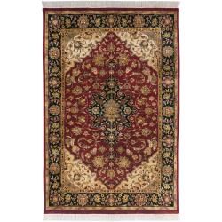 Hand Knotted Jacinto Semi worsted New Zealand Wool Rug (86 X 116)