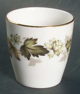 Royal Doulton Larchmont Single Egg Cup, Fine China Dinnerware   Green & Brown Le