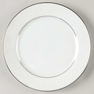 Heinrich   H&C White Lace Salad Plate, Fine China Dinnerware   White Floral/Whit