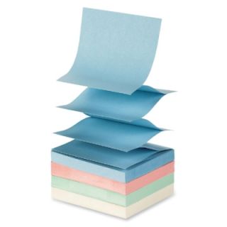Sparco Fanfold Pop up Adhesive Pastel Note Pads