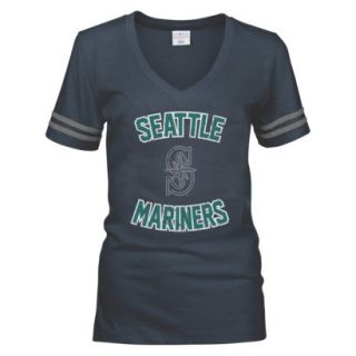 MLB Womens Seattle Mariners T Shirt   Grey (S)