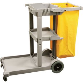 Gray Janitor Cleaning Cart, Model# D 011B
