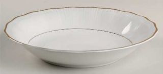 Walbrzych Empire (Ribbed) Coupe Soup Bowl, Fine China Dinnerware   Ribbed,Scallo