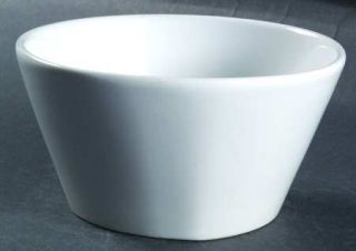 Pfaltzgraff Swoop Soup/Cereal Bowl, Fine China Dinnerware   White,Square,Turned