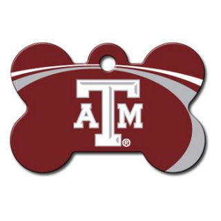 Texas A&M Aggies NCAA Bone Personalized Engraved Pet ID Tag