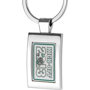 Charlotte 49ers Rectangle Arched Keychain