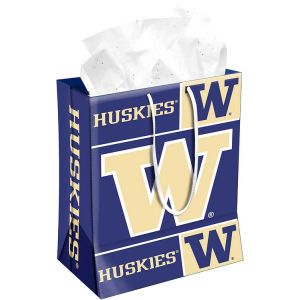 Washington Huskies Forever Collectibles Gift Bag Medium NCAA