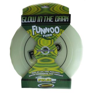 Water Sports 140 Gram Disk Glow Funnoo Flyer (MulticolorDimensions 13 inches long x 10 inches wide x 2 inches deepRecommended for ages 8 years and olderBatteries None )