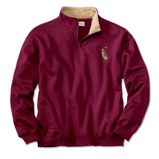 Golf Sweatshirt, Burgundy, Small