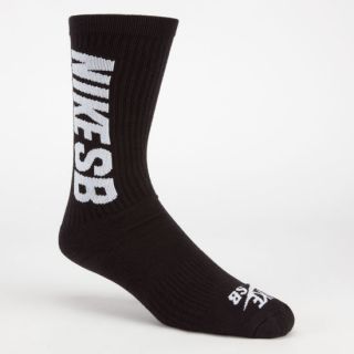 Sb 3 Pack Skate Crew Socks Black One Size For Men 231495100