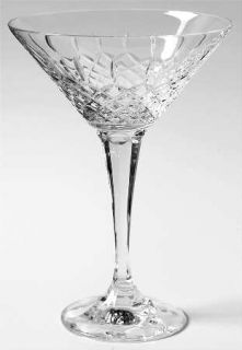 Mikasa Coventry Martini Glass   Criss Cross Cut, Tulip Shape Bowl