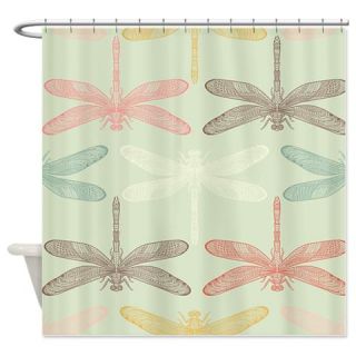  Vintage Dragonflies Shower Curtain  Use code FREECART at Checkout