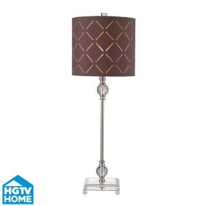 Dimond Lighting DMD HGTV143 Universal Brushed Steel & Acrylic Table Lamp