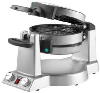 Waring Waffle Omelet Maker w/ Rotary Feature, 2 Thermostats & Browning Control Knobs