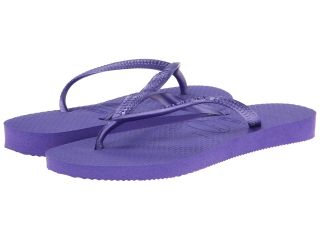 Havaianas Kids Slim Flip Flops Girls Shoes (Purple)