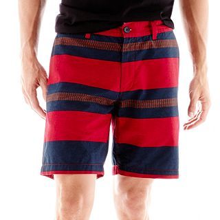 THE TOURIST BY BURKMAN BROS The Tourist by Burkman Bros. Twill Shorts, Red/Blue,