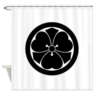  Wood sorrel and swords in circle Shower Curtain  Use code FREECART at Checkout