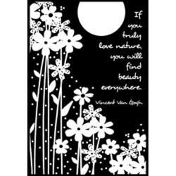 Magenta Find Beauty Everywhere Cling Stamps