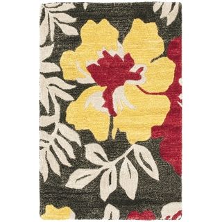 Handmade Soho Brown/ Multi New Zealand Wool Rug (26 X 4)
