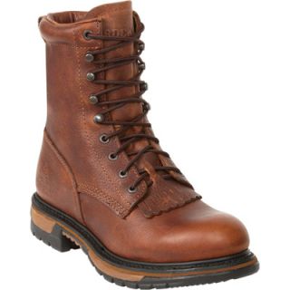 Rocky Ride 8in. Lacer Western Boot   Brown, Size 14, Model# 2722