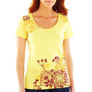 Sequin Graphic Tee, Snap Drago, Womens