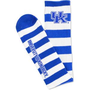 Kentucky Wildcats For Bare Feet NCAA Rugby Tube Stripe Sock
