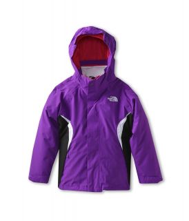 The North Face Kids Girls Boundary Triclimate Waterproof Jacket Girls Coat (Black)
