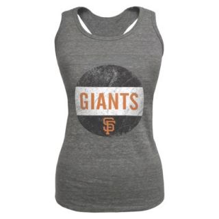 MLB Womens San Francisco Giants Tank Top   Grey (S)
